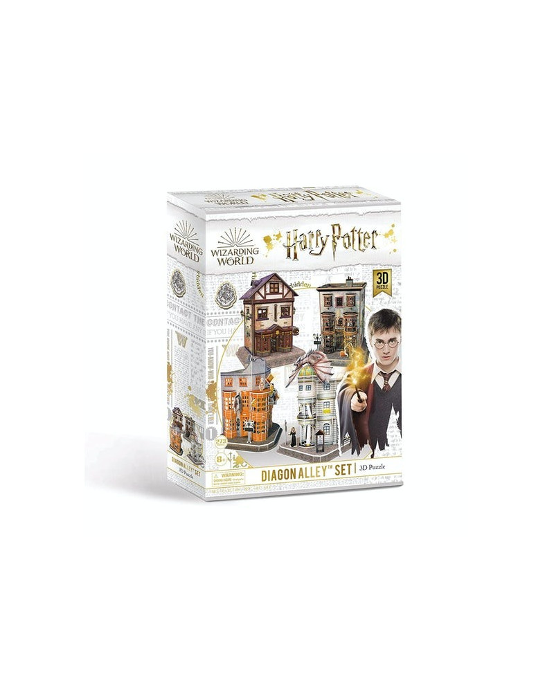 Puzzle 3D - Harry Potter - Set Callejón Diagon - CubicFun