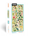 Puzzle 1000 piezas - Mapa de Chile Flora y Fauna - La Puzzlera