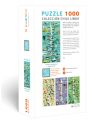 Puzzle 1000 piezas - Mapa de Chile Parques Nacionales - La Puzzlera