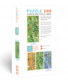 Puzzle 200 piezas - Mapa de Chile Flora y Fauna - La Puzzlera