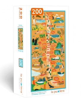 Puzzle 200 piezas - Mapa de...