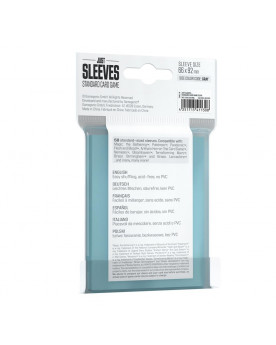 Just Sleeves Standard Card Game Clear - 50 (Cartas Hasta 64 x 90 mm)