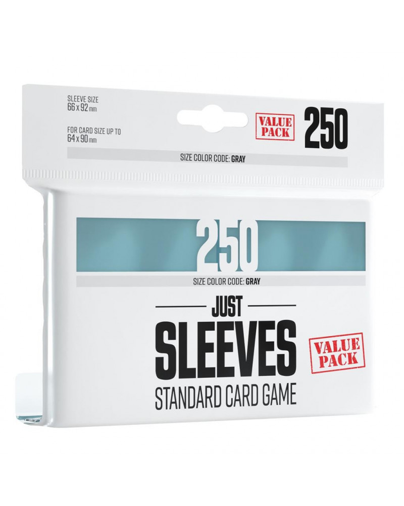 Protectores Just Sleeves Standard Value Pack - 250 (Cartas hasta 64x90 mm)