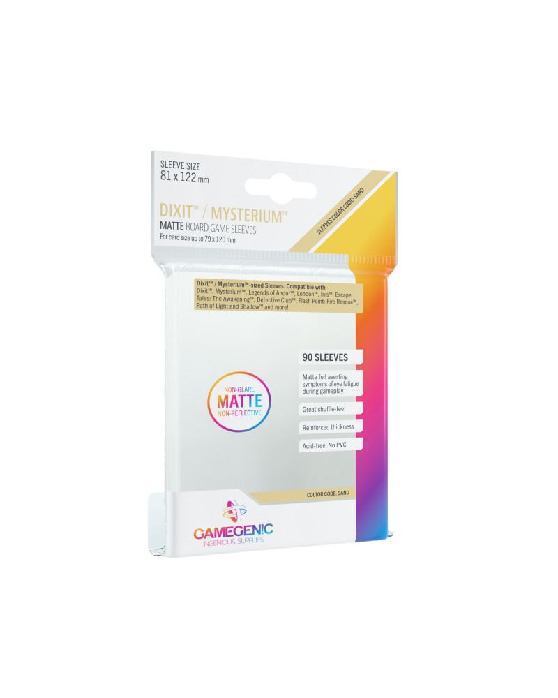 Protectores GameGenic Matte Dixit (Cartas hasta 80x120mm)