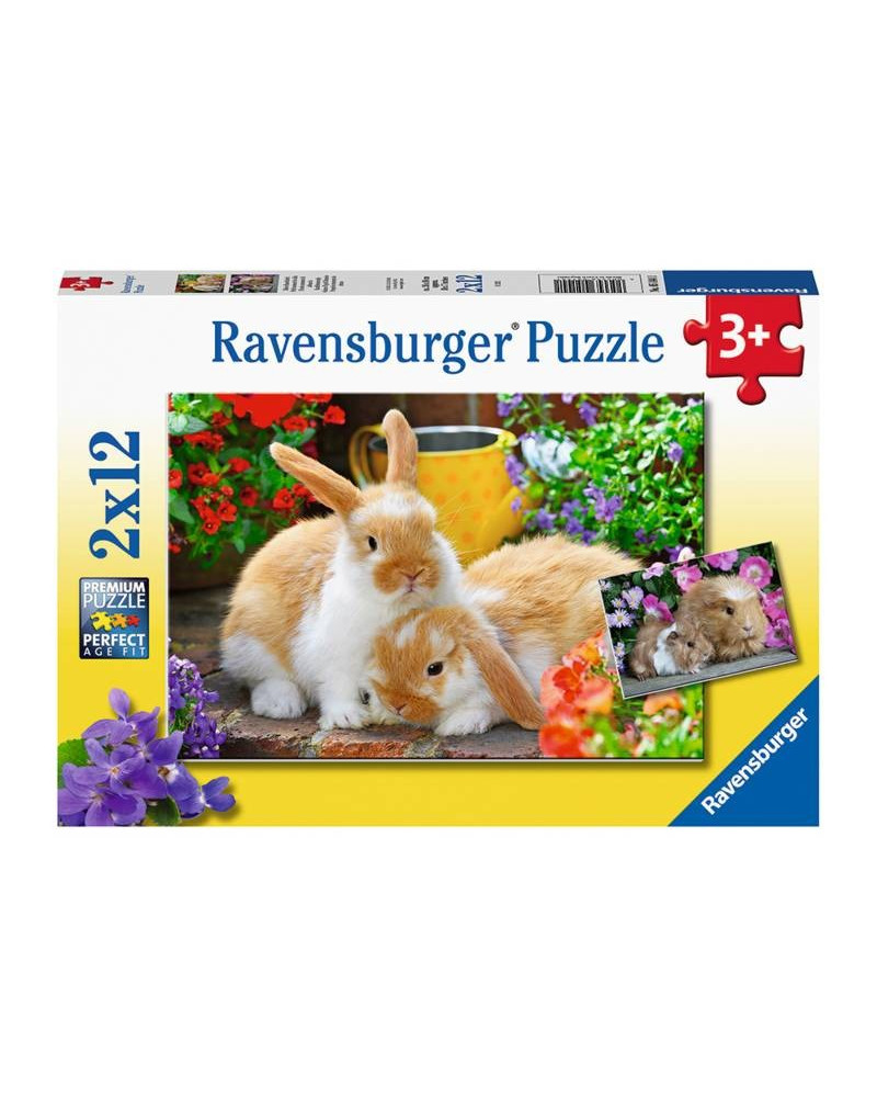 Puzzle 2x12 piezas - Pequeño Momento de Abrazo - Ravensburger