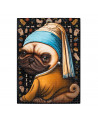 Puzzle Exploding Kittens 1000 Piezas - Pug With A Pearl Earring - Asmodee