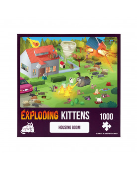 Puzzle Exploding Kittens 1000 Piezas - Housing Boom - Asmodee