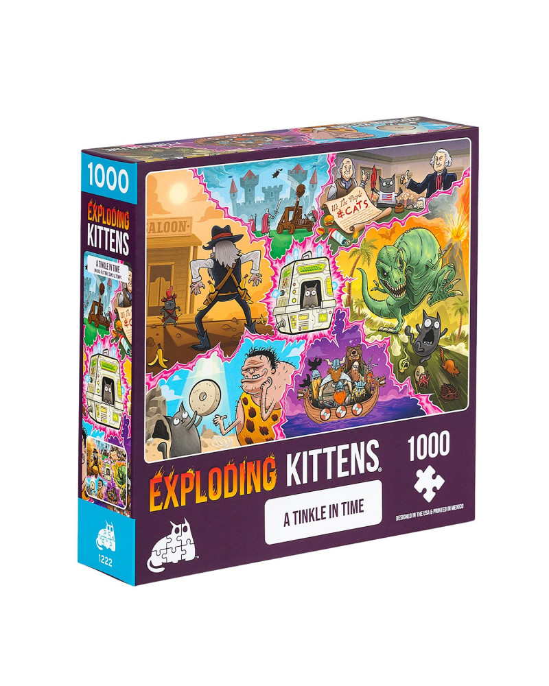 Puzzle Exploding Kittens 1000 Piezas - Tinkle in Time - Asmodee