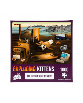 Puzzle Exploding Kittens 1000 Piezas - Slothness of Memory - Asmodee