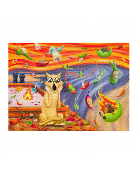 Puzzle Exploding Kittens 1000 Piezas - Spicy Scream - Asmodee