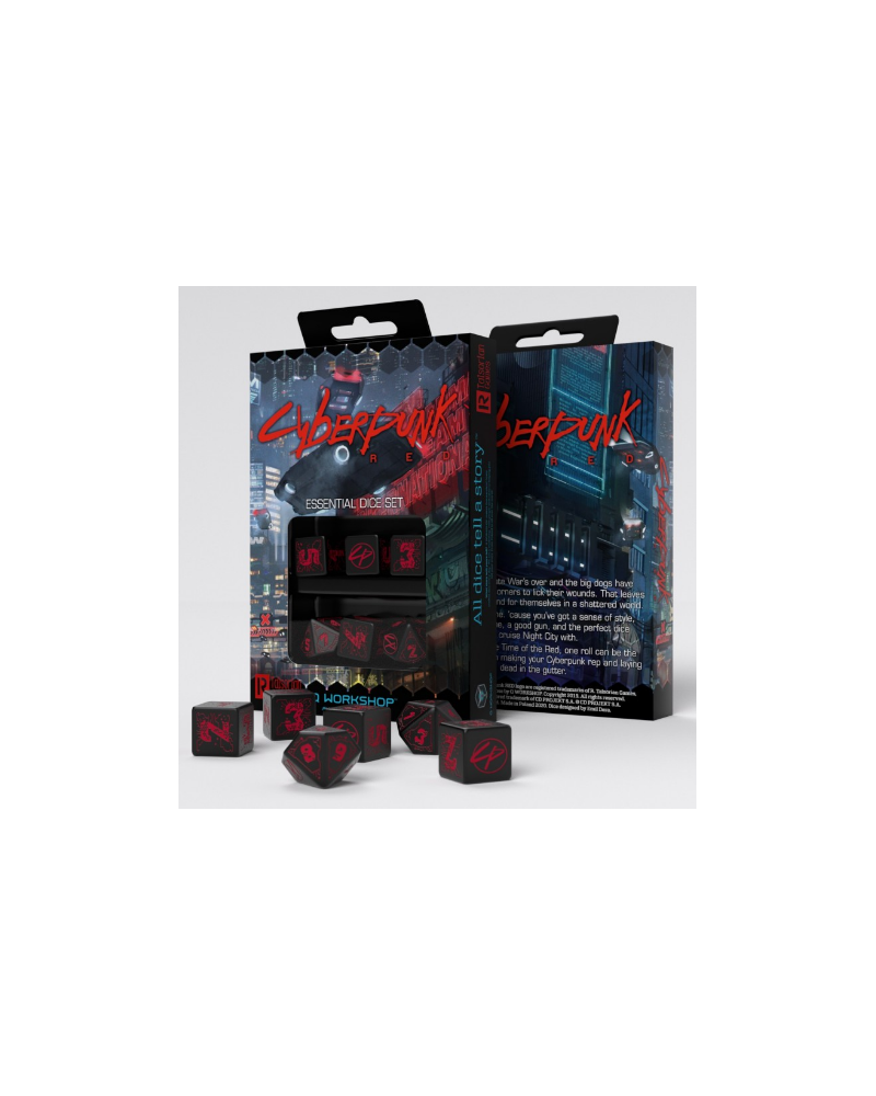 Cyberpunk - Red Essential - 7 Dice Set