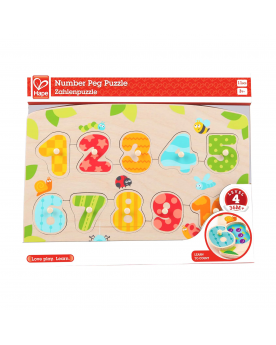 Puzzle de Encaje - Números - Hape