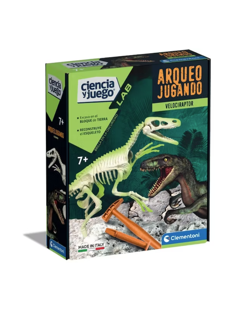 Ciencia y Juego: Arqueo Jugando / Velociraptor