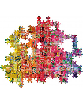 Puzzle 1000 piezas - Color Boom Collection Collage - Clementoni