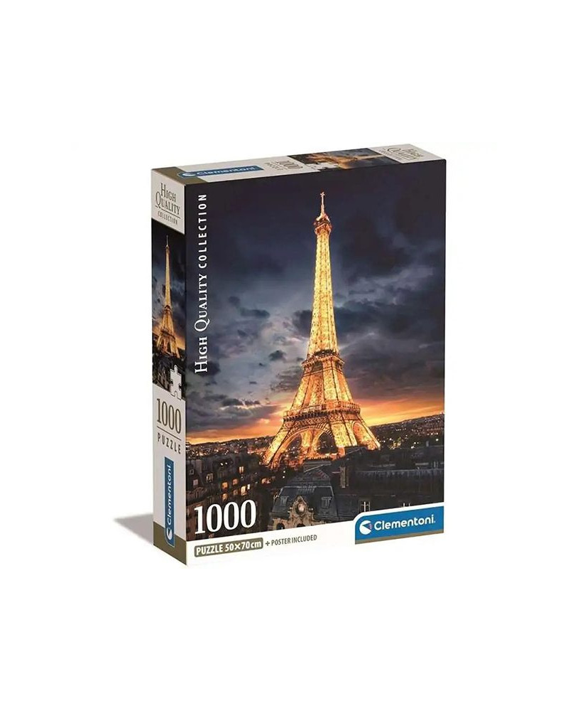 Puzzle 1000 piezas - Torre Eiffel - Clementoni [39703]