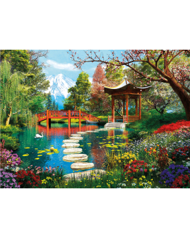 Puzzle 1000 piezas - Fuji Garden - Clementoni [39910]