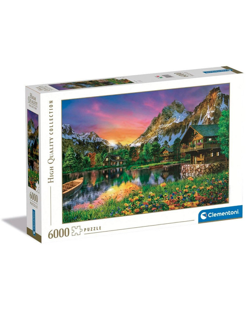 Puzzle 6000 piezas - Alpine Lake - Clementoni