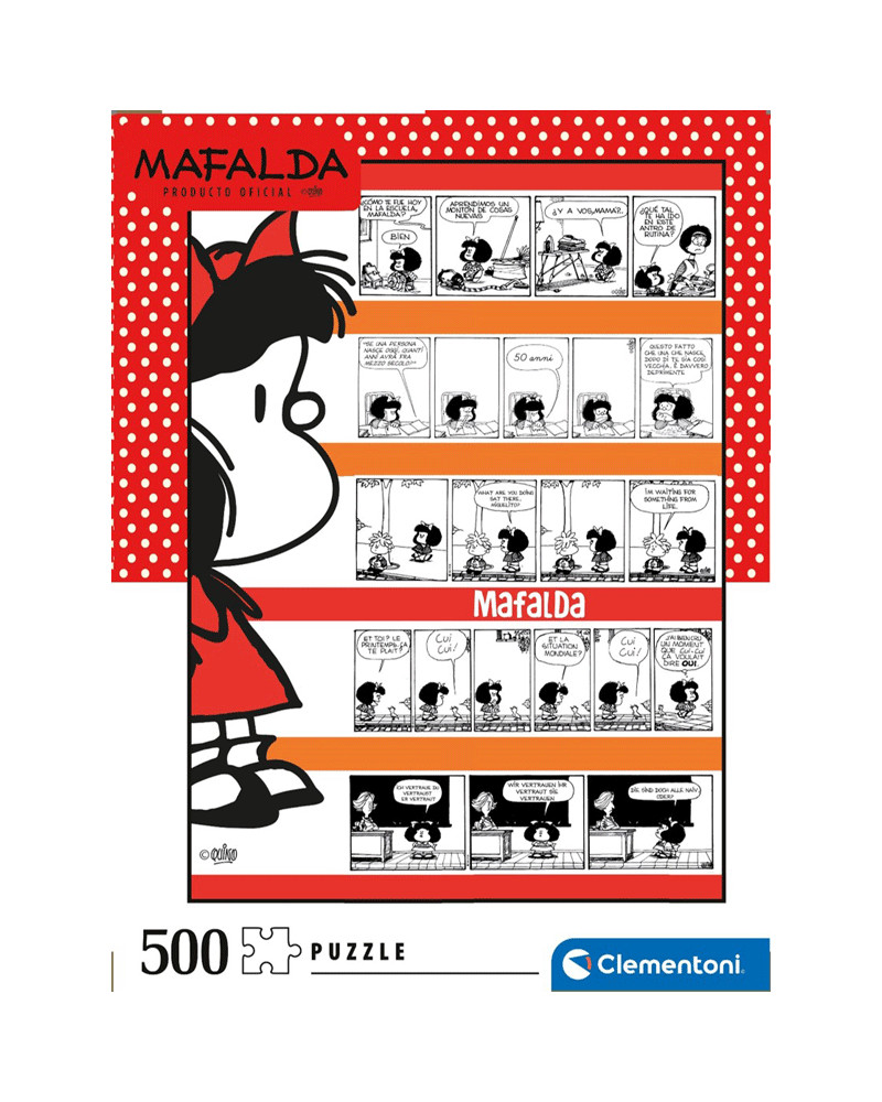 Puzzle 500 piezas - Mafalda - Clementoni