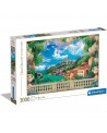 Puzzle 3000 piezas - Lush Terrace on Lake - Clementoni [33553]