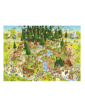 Puzzle 1000 piezas - Black Forest Hábitat - Heye