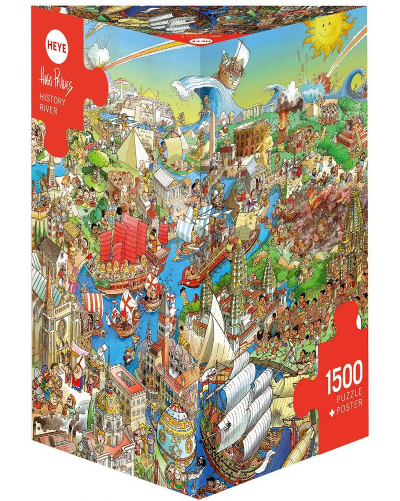 Puzzle 1500 piezas - History River - Heye