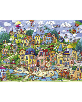 Puzzle 1500 piezas - HappyTown - Heye