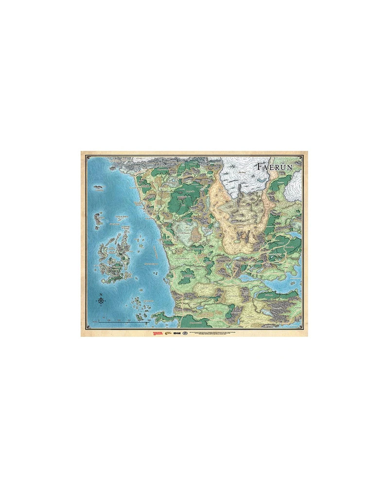 Dungeons & Dragons - Mapa de Faerûn
