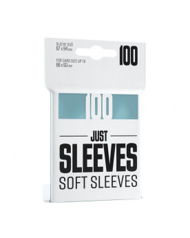 Just Sleeves Soft Sleeves Clear - 100  (Cartas Hasta 66 x 93 mm)