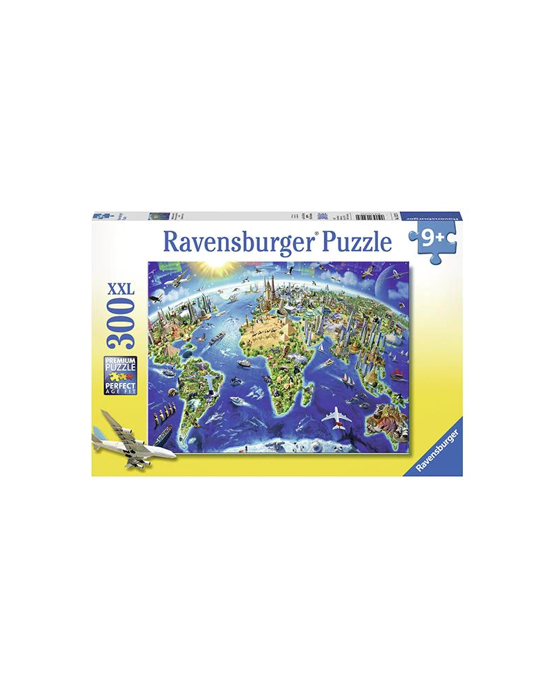 Puzzle 300 piezas XXL - El Mundo a la Vista - Ravensburger