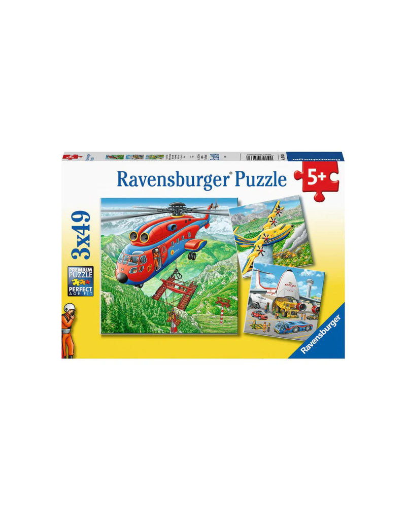 Puzzle 3x49 piezas - Por Encima de las Nubes - Ravensburger