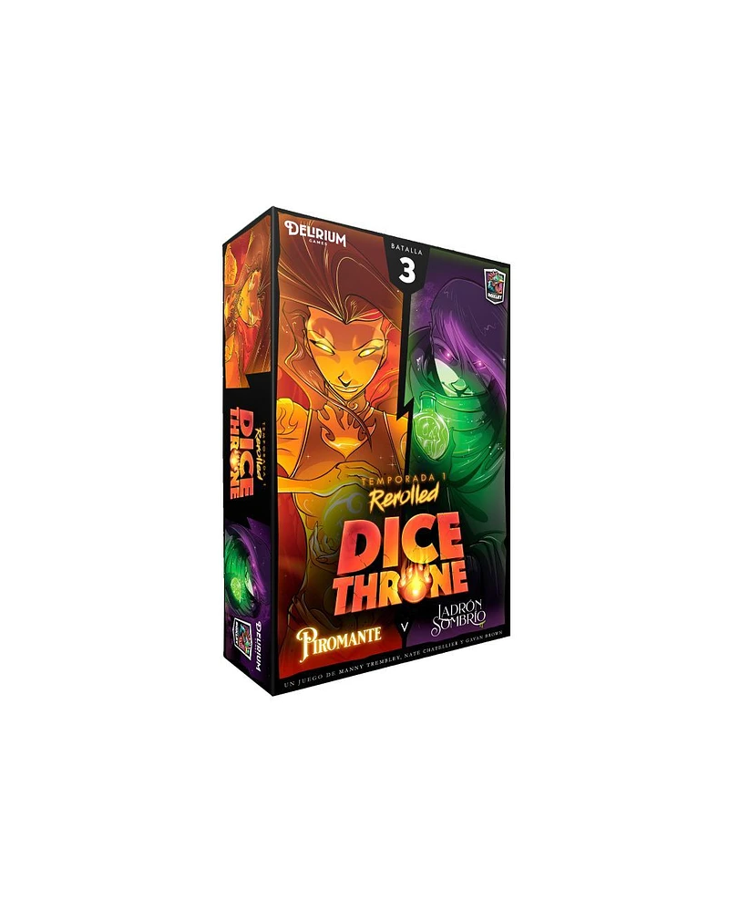 Comprar Dice Throne: Piromante vs Ladrón Sombrío - Juego de mesa - Mono de  Juegos