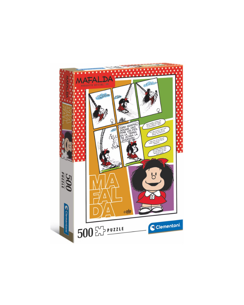 Puzzle 500 piezas - Mafalda Columpio - Clementoni