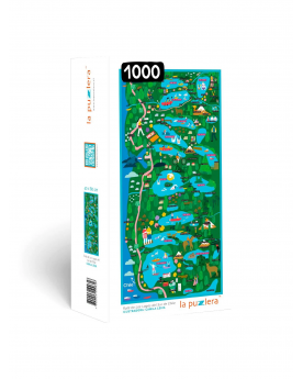 Puzzle 1000 piezas - Ruta de Los Lagos del Sur de Chile - La Puzzlera