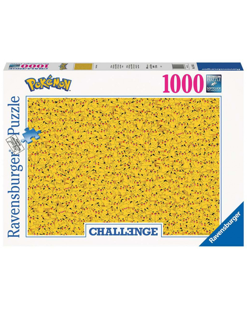 Puzzle 1000 piezas - Pokémon Pikachu Challenge - Ravensburger