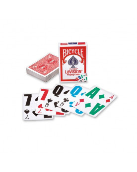 Naipe Inglés Low Vision - Bicycle