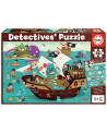 Puzzle Detectives 50 piezas - Barco Pirata - Educa