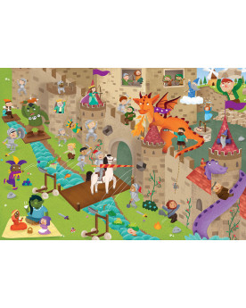 Puzzle Detectives 50 piezas - Castillo - Educa