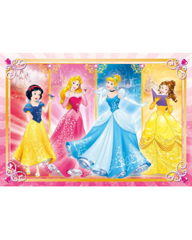 Puzzle 2x60 Piezas - Princesas Disney - Clementoni [07133]