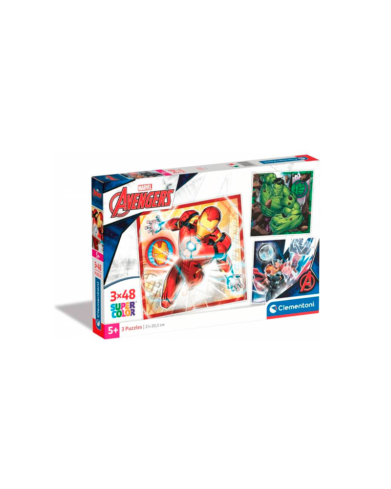 Puzzle 3x48 Piezas - Avengers - Clementoni [25315]