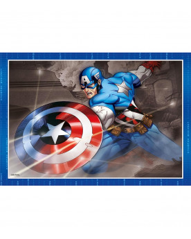 Puzzle Progresivo 4 en 1 - Avengers - Clementoni [21525]