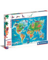 Puzzle 180 Piezas - Dinosaurs Map - Clementoni [29790]