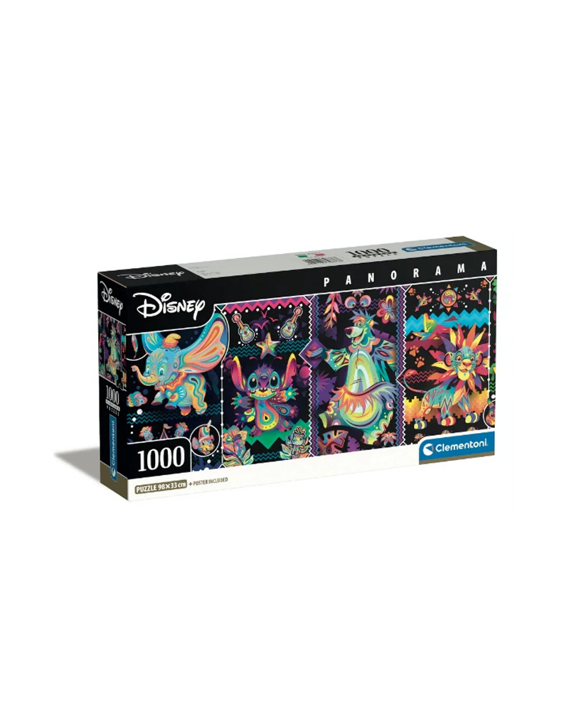 Puzzle 1000 Piezas Panorama - Disney Joys - Clementoni [39876]