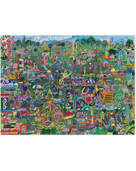Puzzle 1000 Piezas - Amusement Parks of the World - Crocodile Creek