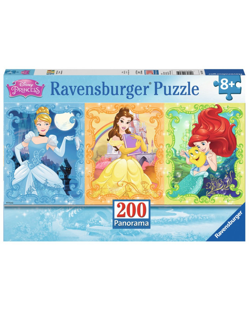 Puzzle 200 piezas XXL - Princesas Disney Panorama - Ravensburger