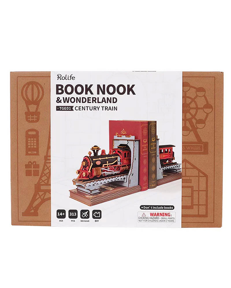 Puzzle 3D - Separador de Libros - Century Train TGE01 - Rolife