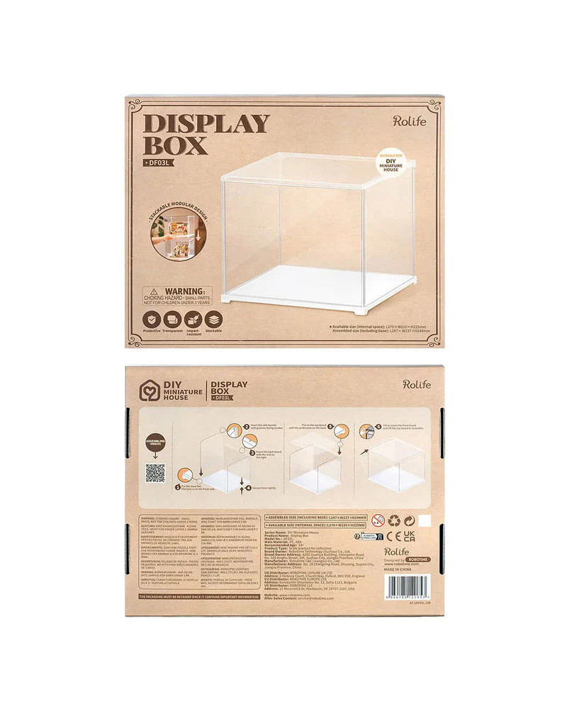 Exibidor Puzzle 3D - Miniature House Display Box - Rolife [DF03L]