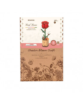 Puzzle 3D - Flor de Madera...