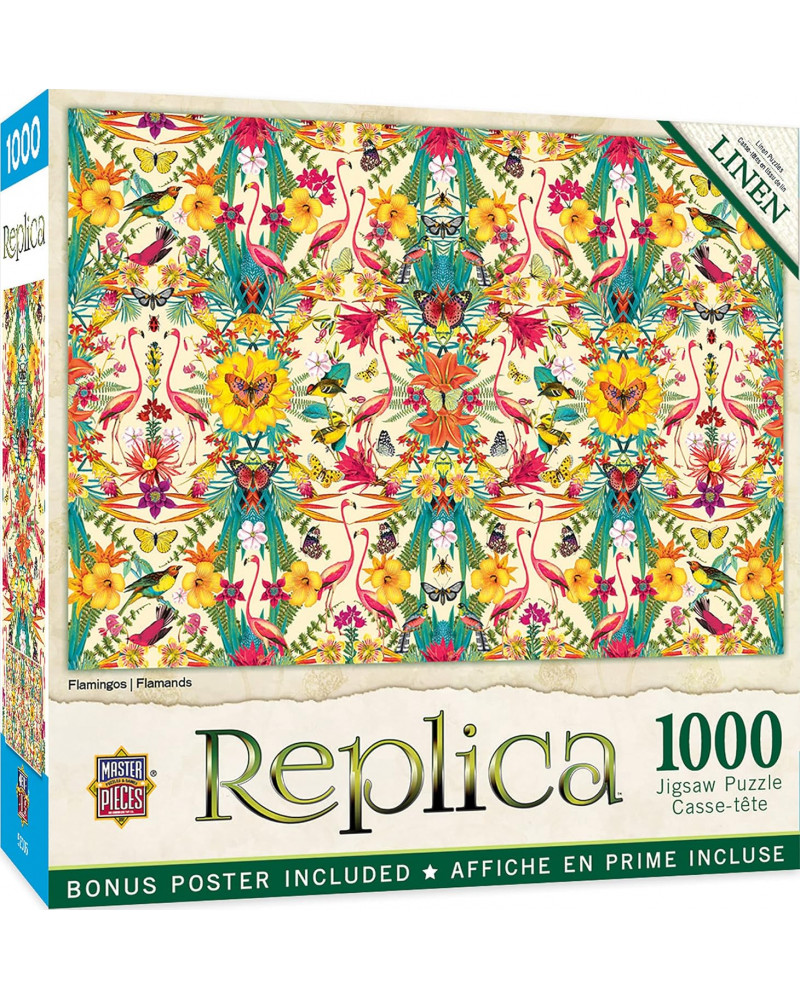 Puzzle 1000 Piezas - Replica: Flamingos - Master Pieces