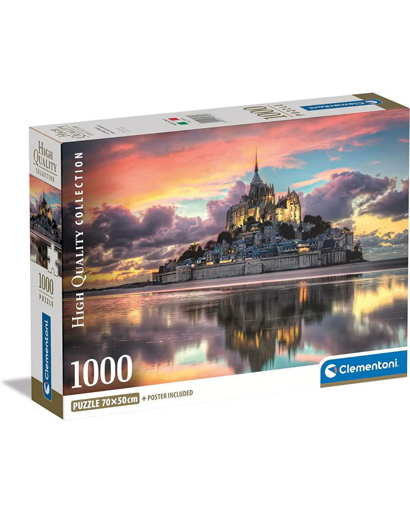Puzzle 1000 piezas - Le Magnifique Mont Saint-Michel - Clementoni [39769]