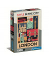 Puzzle 1000 piezas - Postal de Londres  - Clementoni [39844]